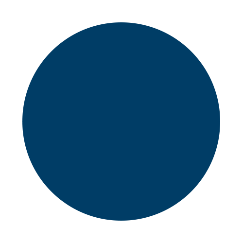 dunkelblauer Kreis